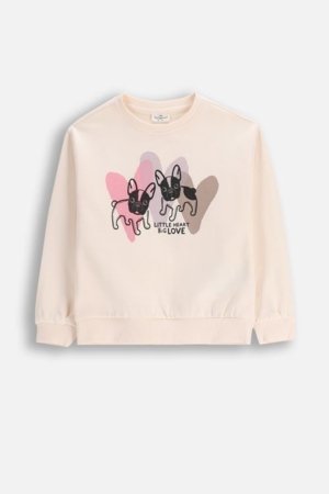 COCCODRILLO džemperis, smėlio spalvos, WC6132101HGK-003-110, 110 cm 