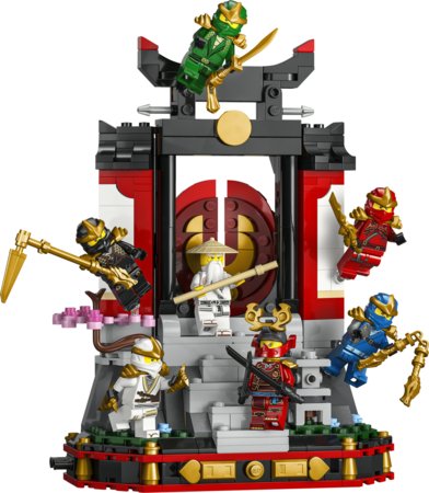 71866 LEGO® NINJAGO® 15-ųjų metinių nindzių personažų ekspozicija 