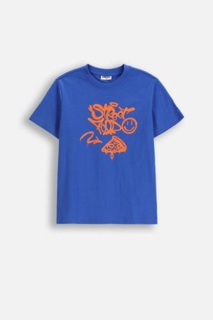 MOKIDA marškinėliai MOKIDA COLLECTION BOY, mėlyni, ZM5143211MCB-014-140, 140 cm 
