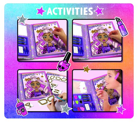 LISCIANI Monster High kūrybinis rinkinys su makiažu, 12952 