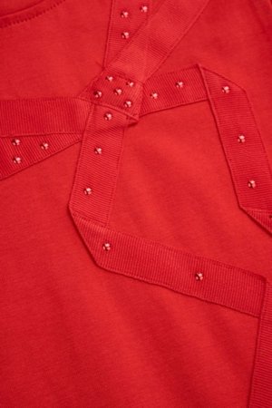 COCCODRILLO marškinėliai, raudoni, ZC5143102EJG-009-122, 122 cm 