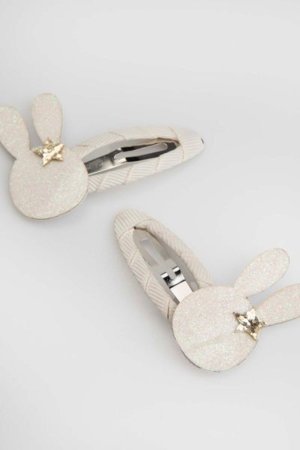 COCCODRILLO plaukų segtukas PETIT BIJOU, kreminis, WC5311713PBJ-003-000, one size cm 