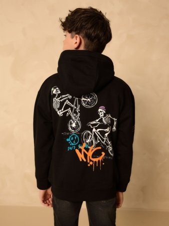 NEXT džemperis su gobtuvu, F19783, 110 cm 