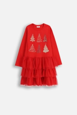 COCCODRILLO suknelė, raudona, cm 