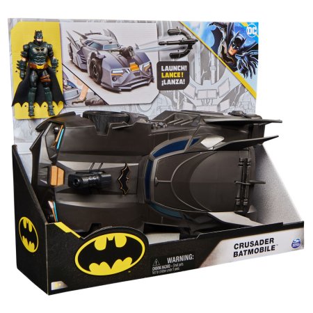 BATMAN automobilis Crusader Batmobile su 4" figūrėle, 6067473 