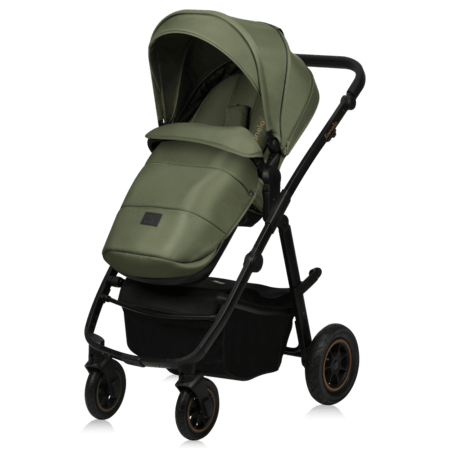 LIONELO universalus vežimėlis AMBER PLUS 2in1, Green forest, LO-AMBER PLUS 