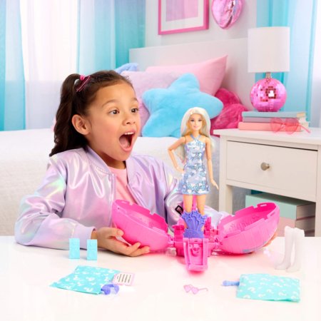 BARBIE ROLL & REVEAL pop žvaigždės staigmenų rinkinys, JMK19 