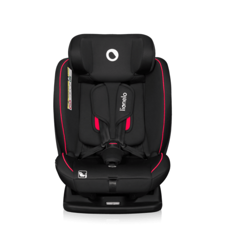 LIONELO automobilinė kėdutė AART I-SIZE, Black carbon red,  40-150 cm., LO-AART I-SIZE 