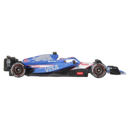 HOT WHEELS Premium lenktyninis VCARB 2024 Yuki Tsunoda automodeliukas, JBM14 