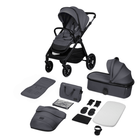 LIONELO universalus vežimėlis LAYLA 2in1, Grey stone, LO-LAYLA 2IN1 