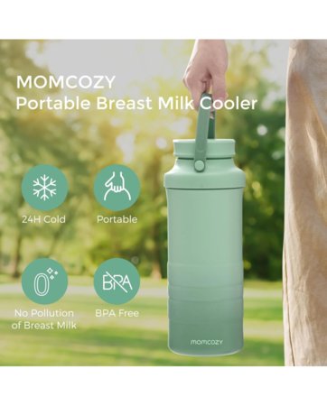 MOMCOZY kelioninis motinos pieno šaldiklis 