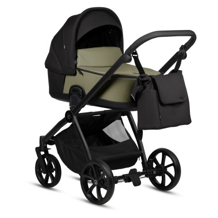 TUTIS universalus vežimėlis MIO 3+ LEATHER 2/1, Olive, 1502025 