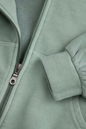 COCCODRILLO susegamas džemperis su gobtuvu, žalias, cm 