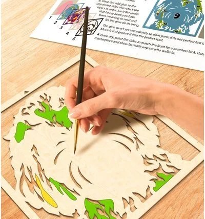 SPLAT PLANET 3D medinis kūrybinis rinkinys Doodle Dog, SP48189 