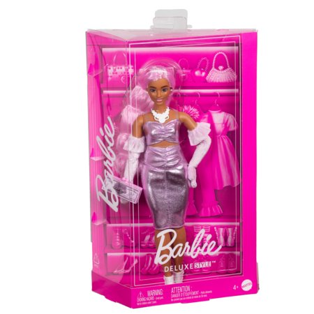 BARBIE Deluxe Fashionistas lėlė rožiniais plaukais, HYV25 