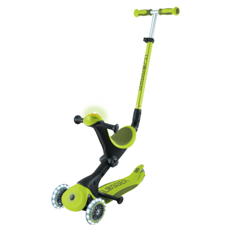 GLOBBER paspirtukas Go Up Deluxe Lights, laimo žalia, 748-606 