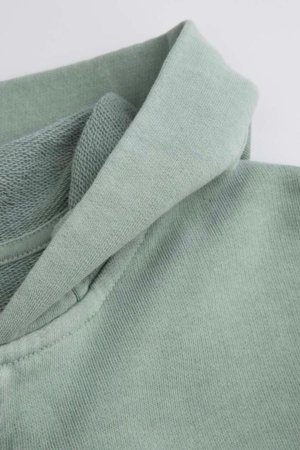 COCCODRILLO susegamas džemperis su gobtuvu, žalias, cm 