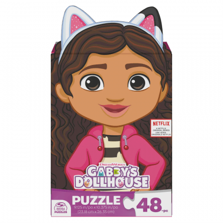 SPINMASTER GAMES dėlionė Gabby's Dollhouse, 48d., 6065937 6065937