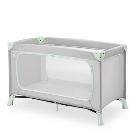 HAUCK lovelė-maniežas DREAM N PLAY PLUS, Dusty mint, 600993 