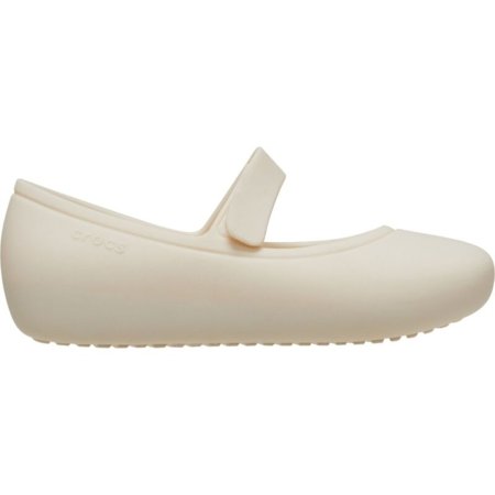 CROCS bateliai BROOKLYN MARY JANE, kreminiai, 209430-160, 25 dydis 