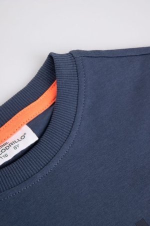 COCCODRILLO marškinėliai trumpomis rankovėmis, mėlyni, cm 