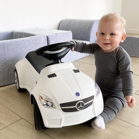 BABYTROLD vaikiška mašinėlė-paspirtukas, MERCEDES, White, 82300 
