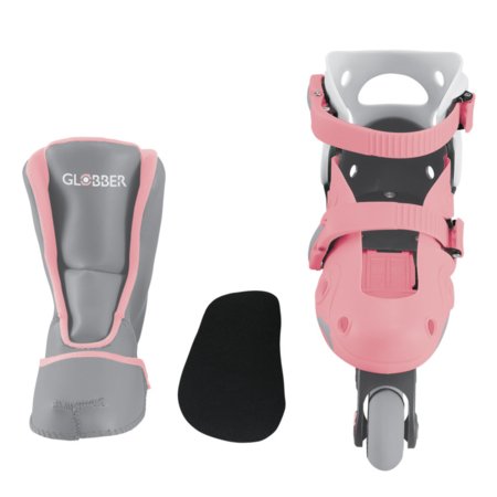 GLOBBER riedučiai Learning Skates 2 in 1, dydis 26-29, pasteliniai rožiniai, 780-210 
