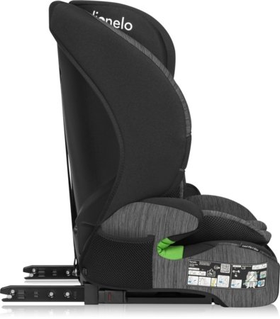 LIONELO automobilinė kėdutė LEVI FIX I-SIZE, Grey stone, 76-150 cm. 