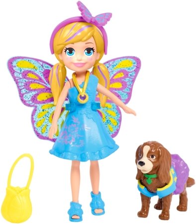 POLLY POCKET Lėlytė su rūbeliais ir aksesuarais, GDM15 GDM15