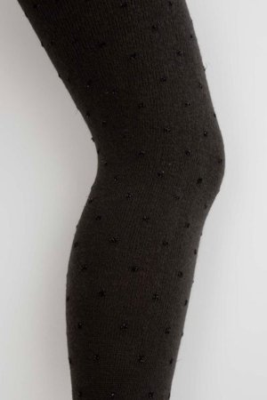COCCODRILLO pėdkelnės TIGHT COTTON COLORFUL, juodos, cm 