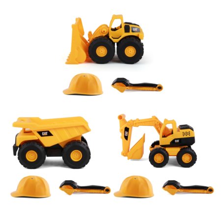 CAT žaidimų rinkinys Tough Tracks Construction Crew Set, asort., 82060 