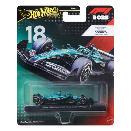 HOT WHEELS 1:64 Premium F1 Aston Martin Lance Stroll bolidas Nr. 18, JKD87 