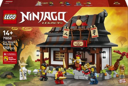 71858 LEGO® NINJAGO® 15-ųjų metinių „Keturių ginklų kalvis“ 