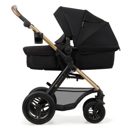 KINDERKRAFT universalus vežimėlis MOOV 2 4in1 AIR, pure black, KSMOOV02BLK4000 