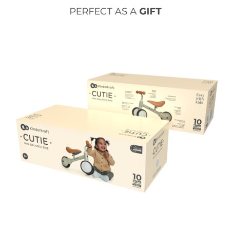 KINDERKRAFT balansinis triratukas Cutie, smėlio spalvos, KRCUTI00BEG0000 