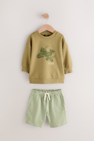 NEXT džemperis ir šortai, E60686, 62-68 cm