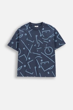 COCCODRILLO marškinėliai trumpomis rankovėmis, mėlyni, WC6143206MBJ-014-140, 140 cm 