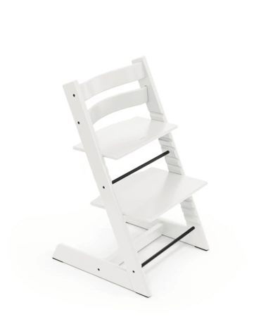 STOKKE maitinimo kėdutė su buomeliu ir naujagimio gultuku TRIPP TRAPP, white, grey NBS, 685900 