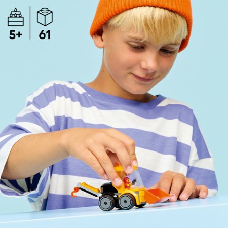 60483 LEGO® City „Ratai“ – statybinis krautuvas 