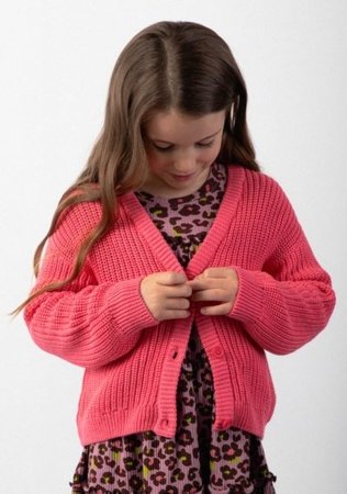 COCCODRILLO megztinis CRAFT PUNK GIRL KIDS, rožinis, ZC5172202CGK-007-122, 122 cm 
