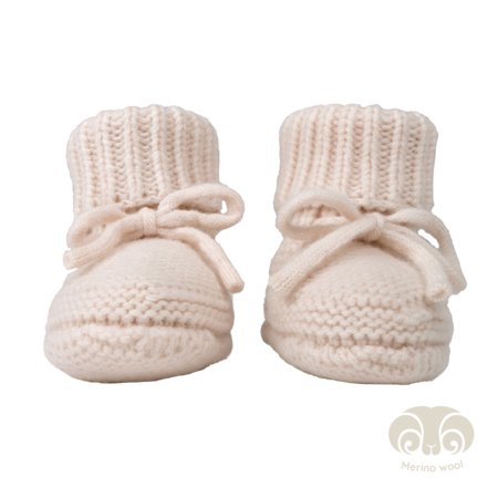 LODGER merino vilnos batukai, birch, beige, 0-6m., SLM 599_0-6 