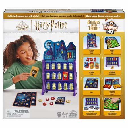 SPINMASTER GAMES žaidimų rinkinys Harry Potter, 8 žaidimai, 6065471 6065471