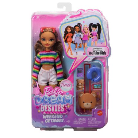 BARBIE DREAM BESTIES lėlė Teresa (kelionių tema), JMV18 