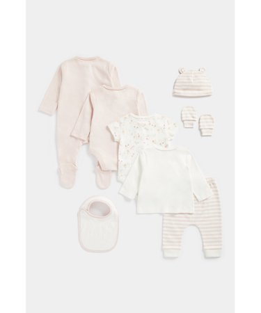 MOTHERCARE 8-nių dalių komplektas kūdikiui, FB309 648655