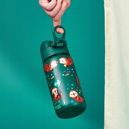 ION8 nerūdijančio plieno gertuvė, Otters, 400 ml., I8SS400PAOTTER 