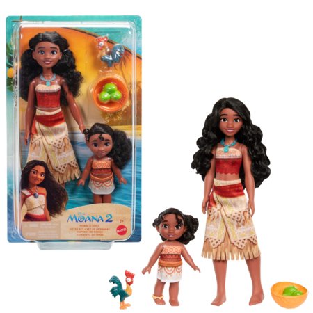 DISNEY MOANA lėlių rinkinys Moana ir Simea, JBT41 