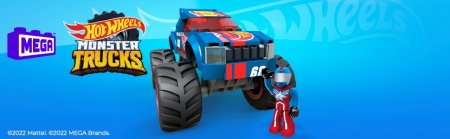 MEGA CONSTRUX HOT WHEELS konstruktorius Hot Wheels džipas lenktynininkas asort, HHW80 HHW80