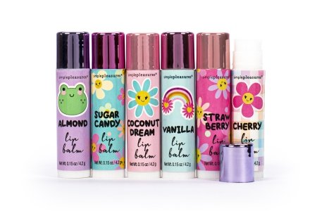 SIMPLE PLEASURES lūpų balzamo rinkinys, 6 vnt., Y80395-31923 