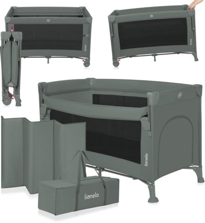 LIONELO lovelė-maniežas ELLEN, Green sage 