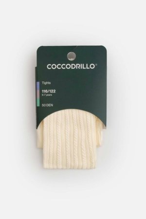 COCCODRILLO pėdkelnės, kreminės, WC6380312TMC-003-140, 140/146 dydis 